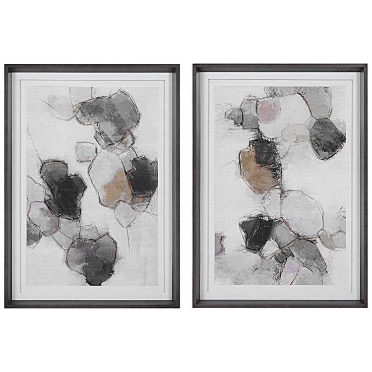 Plunging Pastels Framed Prints