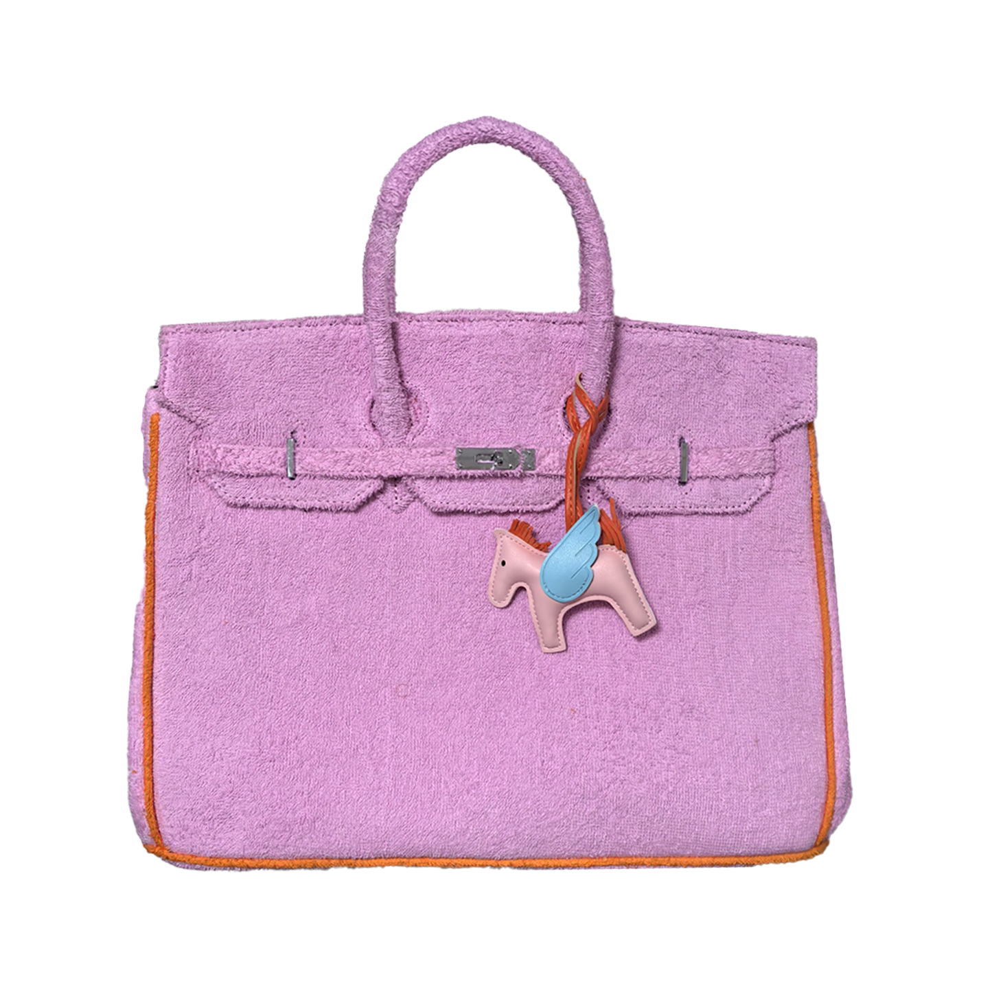 Hampton's Designer Inspired Tote Bag for Christmas -7 colors: Khaki/Orange