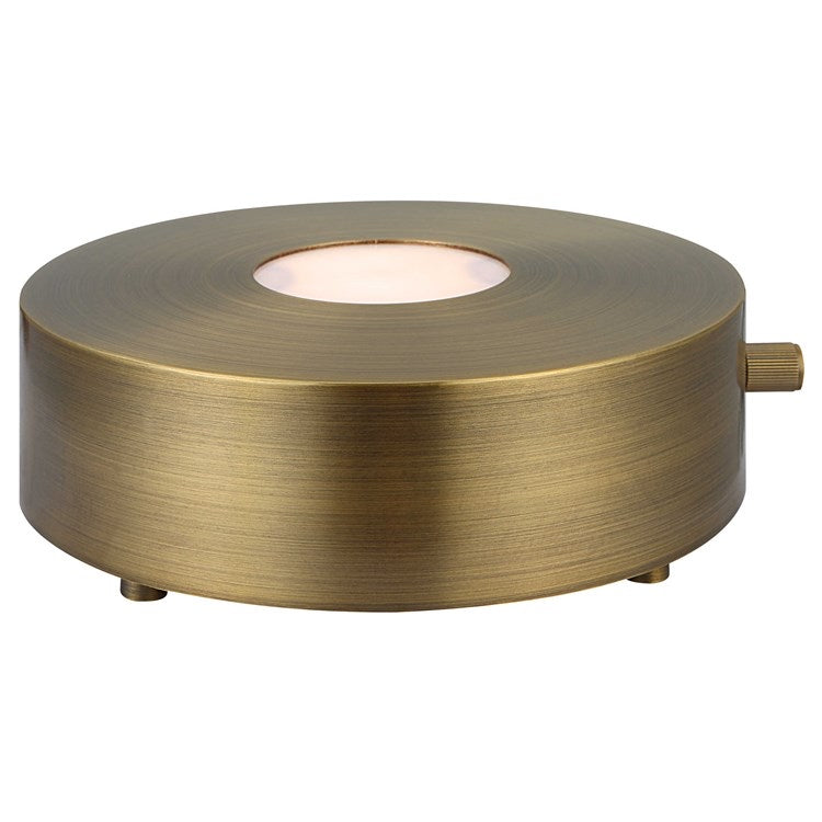 Lighted Plateau Lamp - Brass