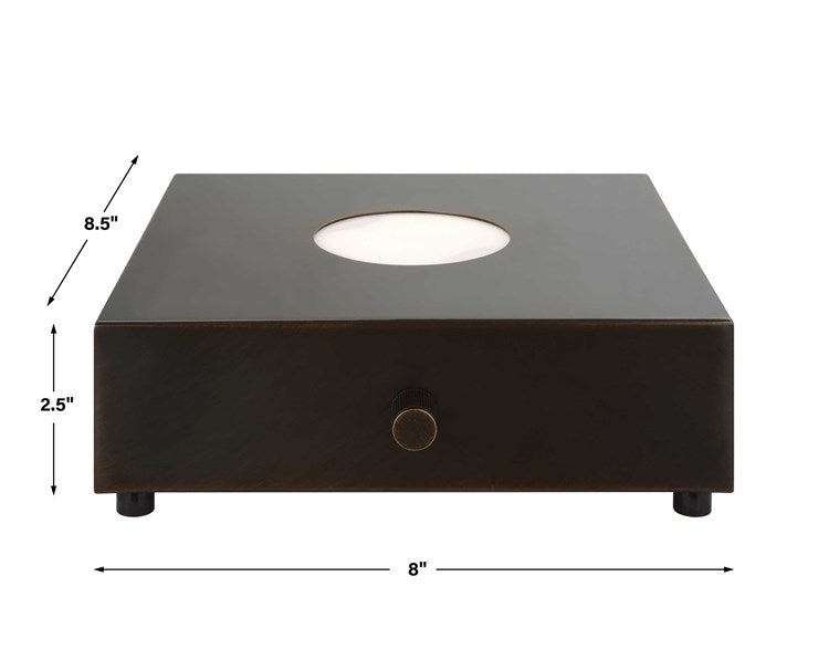 Lighted Plateau Lamp - Bronze