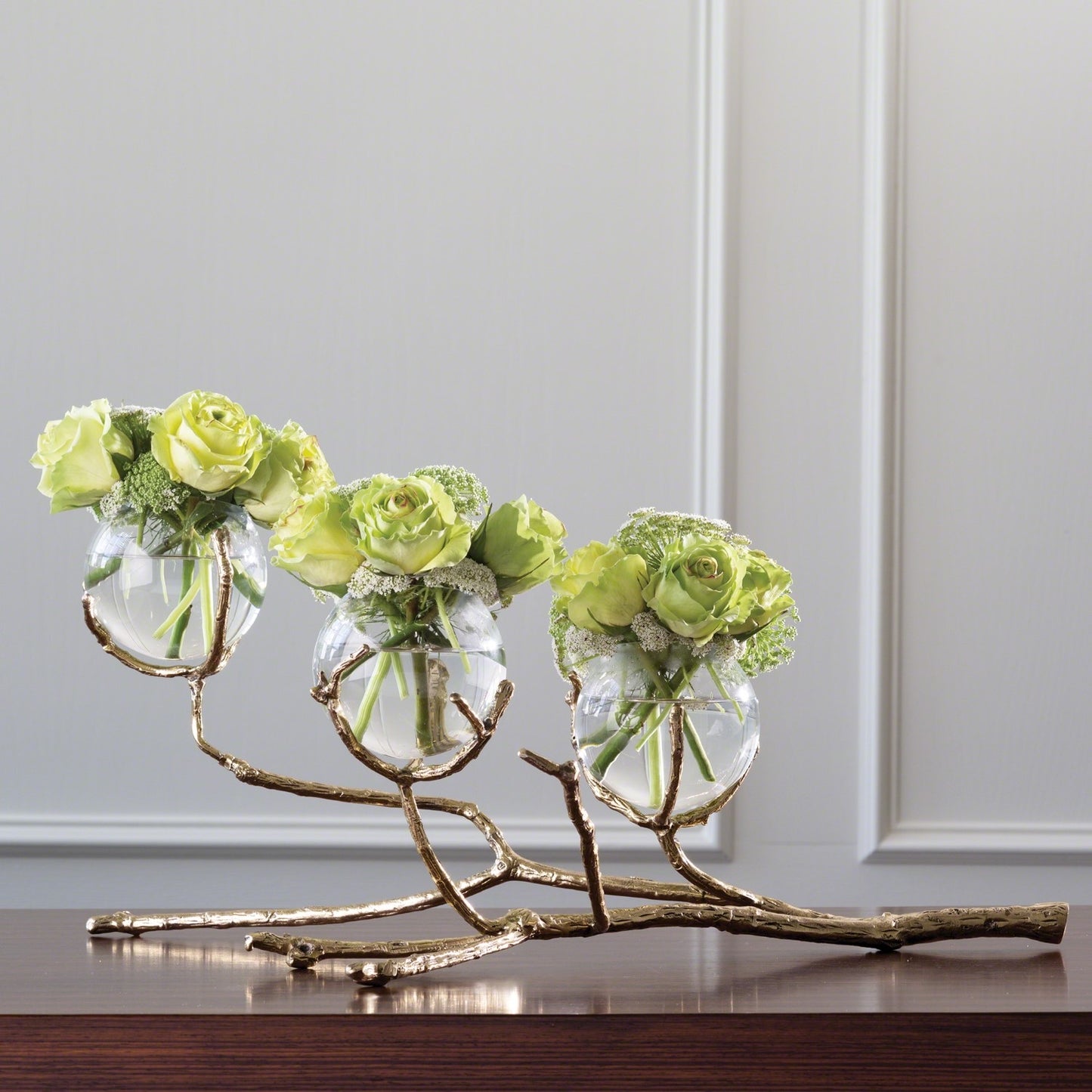 Twig Vase Holder Brass