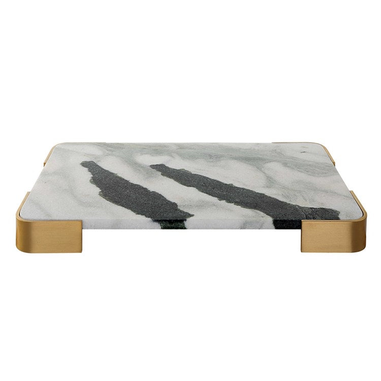 Elevated Tray/Plateau - Panda Marble