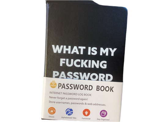 What my fucking password book