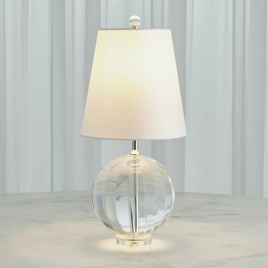 Crystal Faceted Lady Lamp