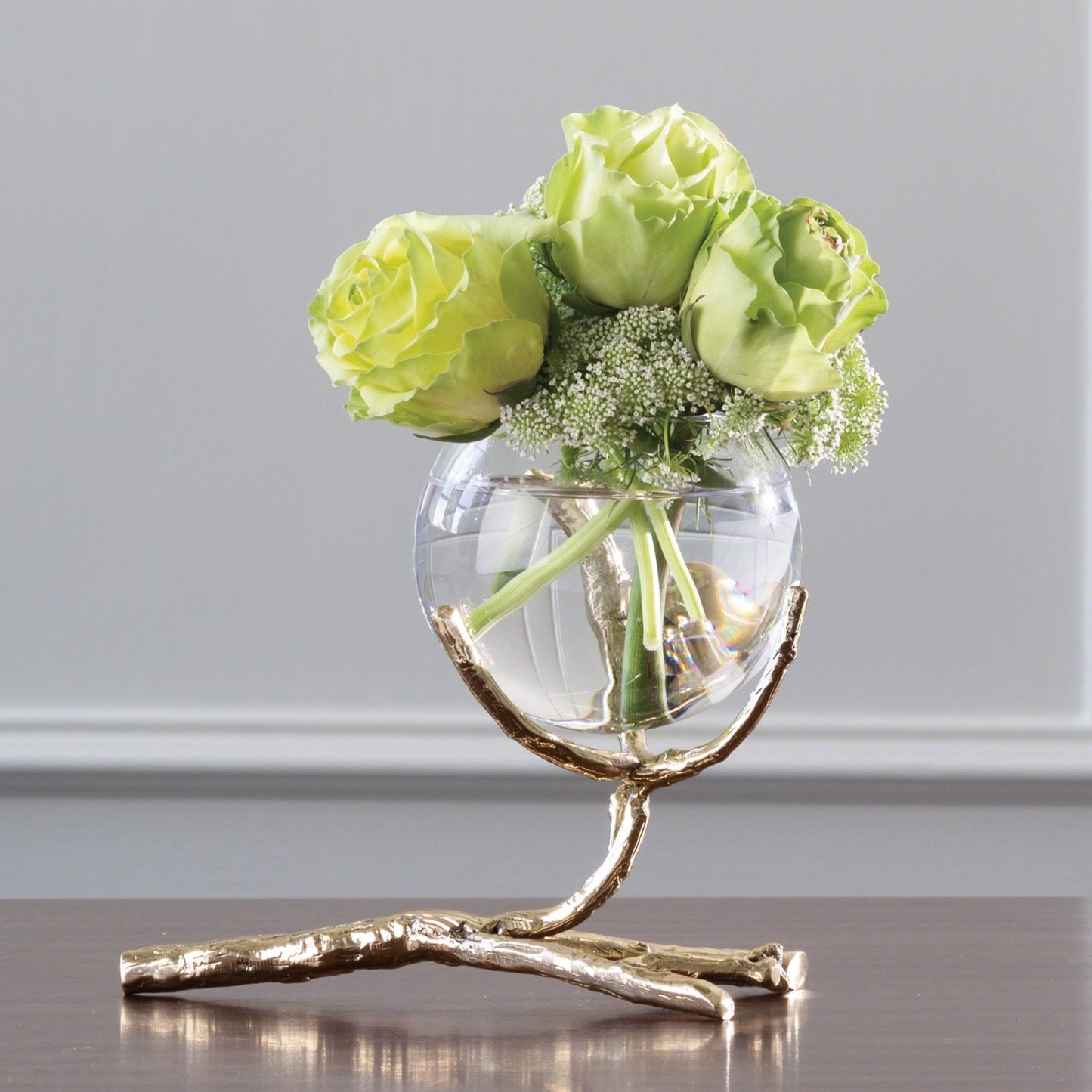 Twig Vase Holder Brass