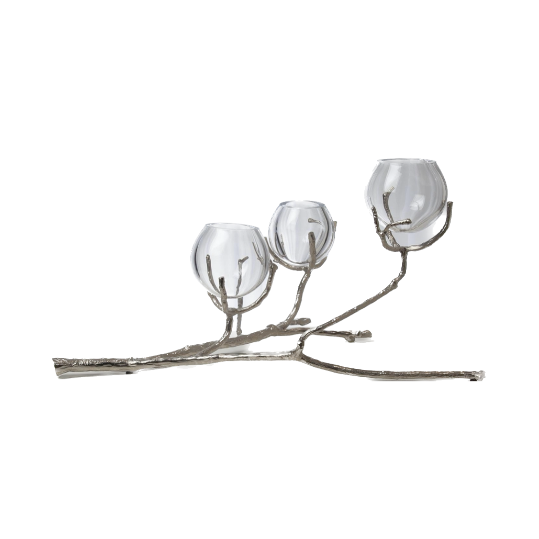 Twig Vase Holder Nickel