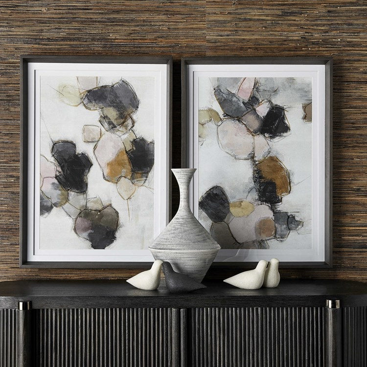 Plunging Pastels Framed Prints