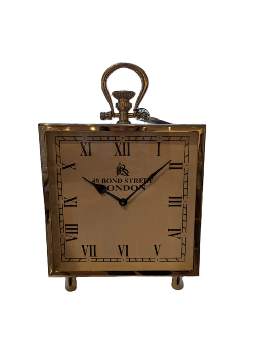 Nickel Square Clock