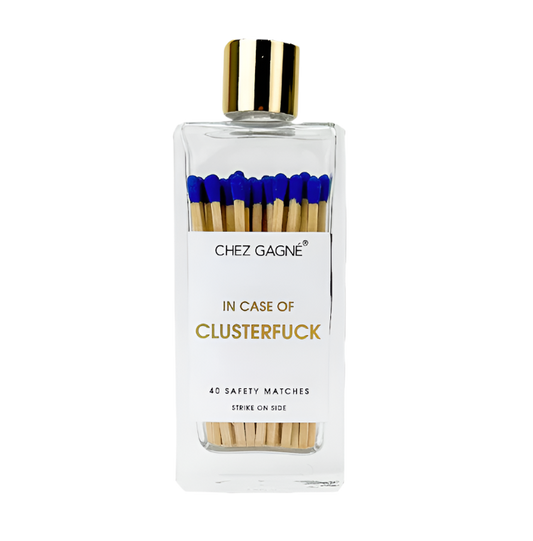 Glass Bottle Safety Matches