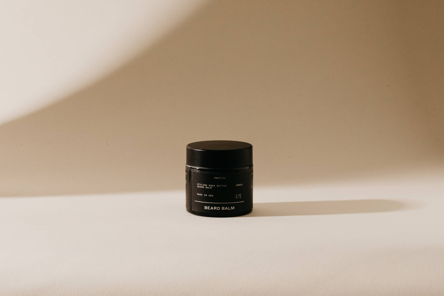 Shea Butter Infused Beard Balm: Amber / 2Oz