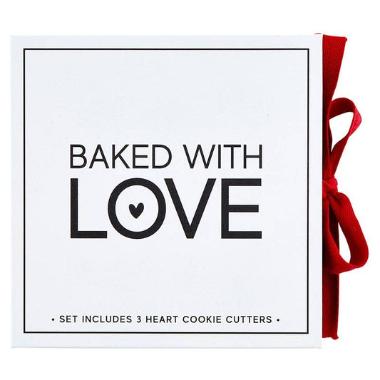 Heart Cookie Cutter Book Box - Set of 3